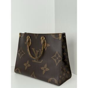 LOUIS VUITTON On The Go Giant Monogram Coated Canvas Tote